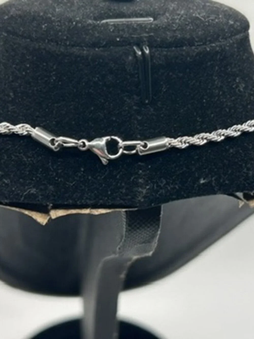 Mens Rope Chain 3mm 20 Inch Real Silver Solid Street Plated Miami Layering New